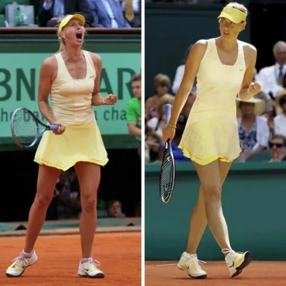 Nike Yellow Tennis Dress Maria Sharipova